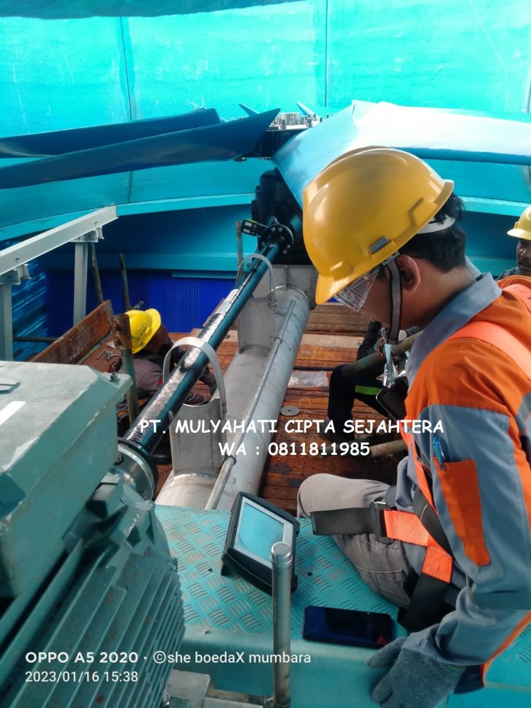 LASER ALIGNMENT SHAFT COOLING TOWER PT. Mulyahati Cipta Sejahtera