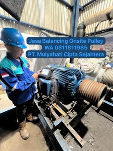 JASA BALANCING ONSITE PULLEY