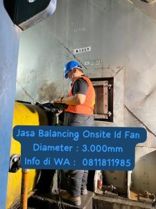 JASA BALANCING ONSITE ID FAN 3000MM